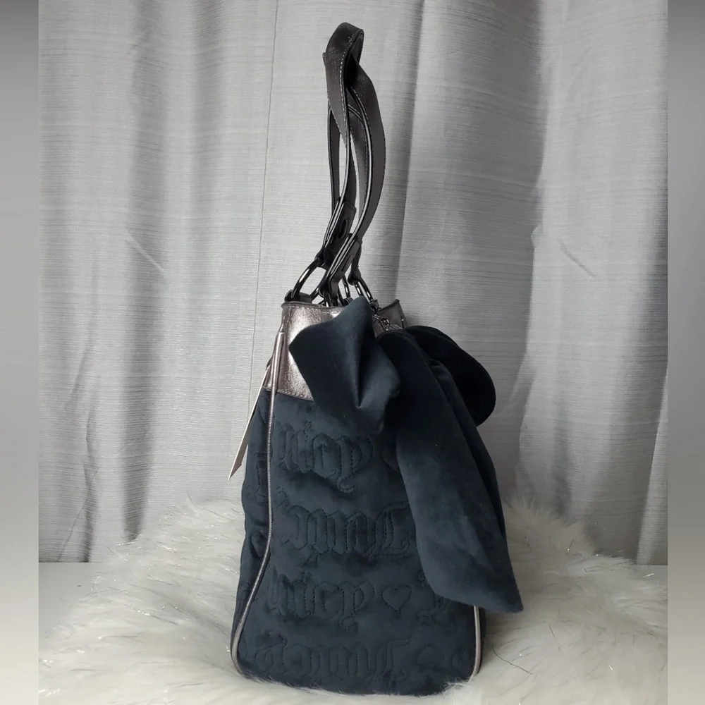 JUICY COUTURE liquorice vintage dreams daydreamer tote